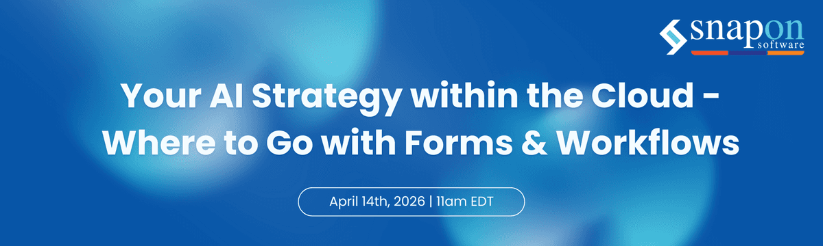 Your AI Strategy within the Cloud - Where to Go with Forms & Workflows 